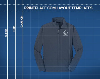 Mens Core Soft Shell Jacket Printing